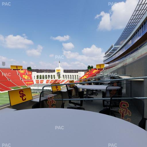 Los Angeles Memorial Coliseum - Section Loge 424 Seat View