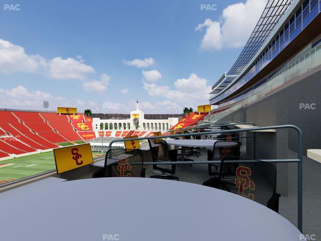 Los Angeles Memorial Coliseum - Section Loge 424 Seat View