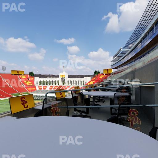 Los Angeles Memorial Coliseum - Section Loge 424 Seat View