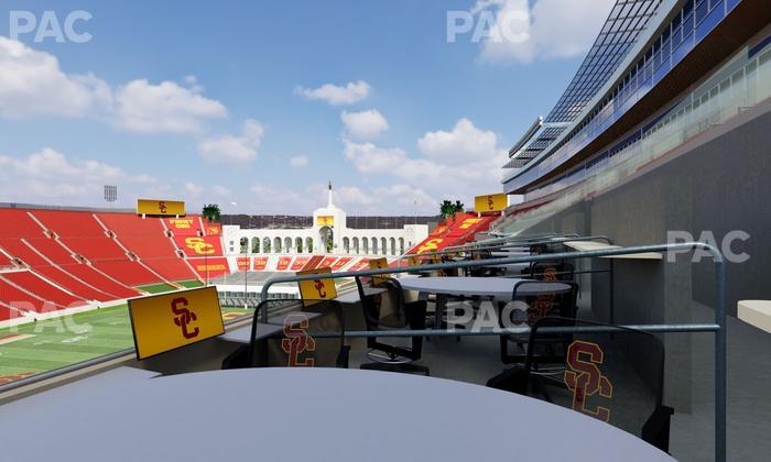 Los Angeles Memorial Coliseum - Section Loge 424 Seat View