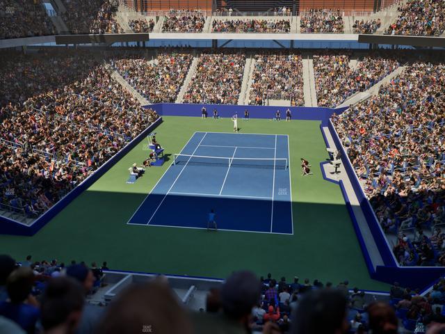 Louis Armstrong Stadium - Section 124 Seat View