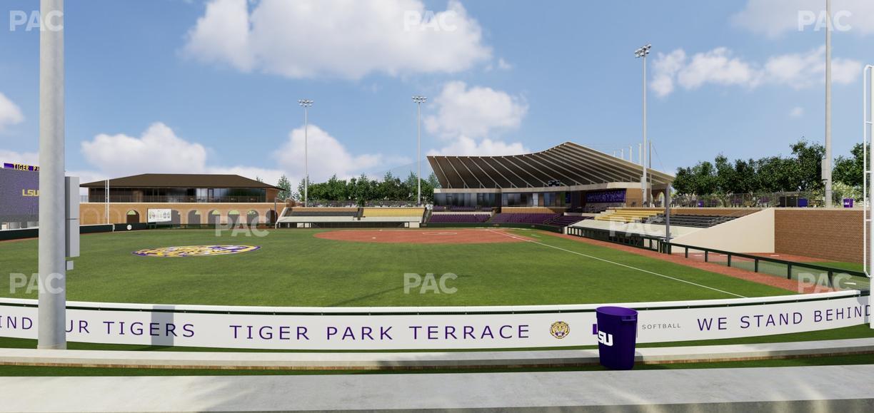 LSU Tiger Park - Section General Admission Seat View