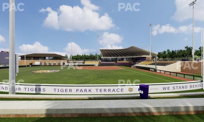 LSU Tiger Park - Section General Admission Seat View
