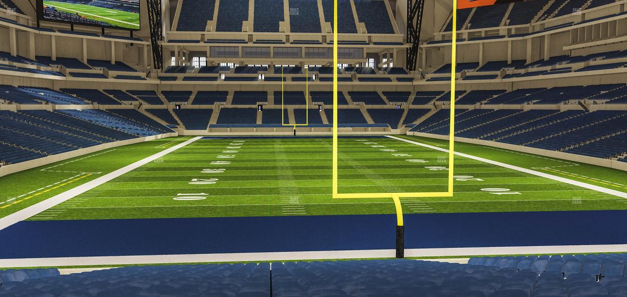 Lucas Oil Stadium - Section 101 Seat View
