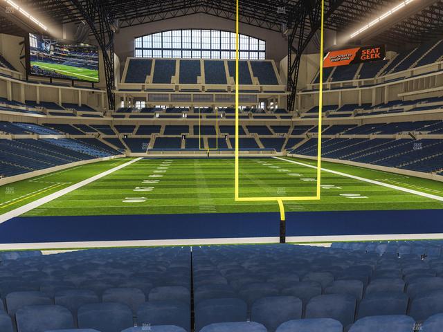 Lucas Oil Stadium - Section 101 Seat View