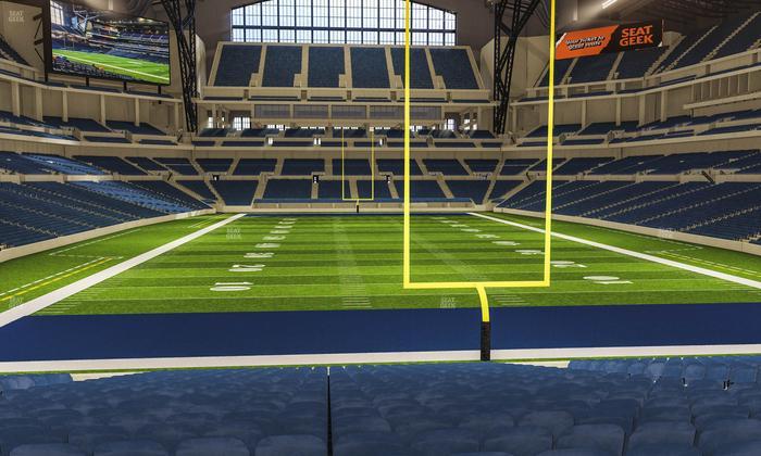 Lucas Oil Stadium - Section 101 Seat View