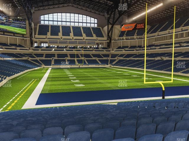 Lucas Oil Stadium - Section 102 Seat View