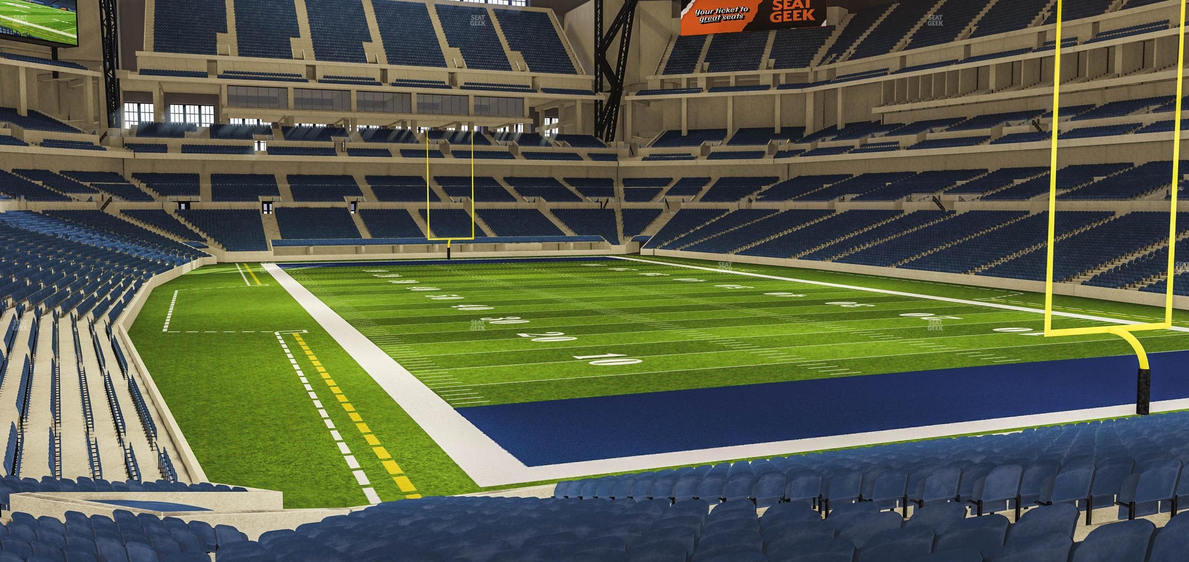 Lucas Oil Stadium - Section 103 Seat View