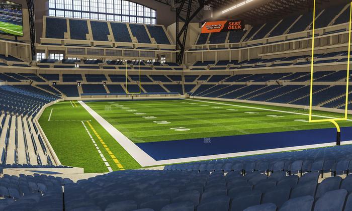 Lucas Oil Stadium - Section 103 Seat View
