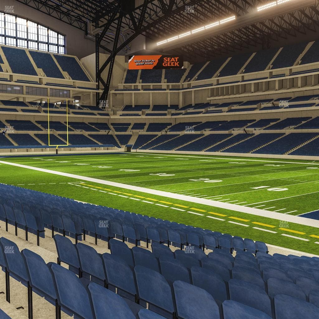 Lucas Oil Stadium - Section 108 Seat View