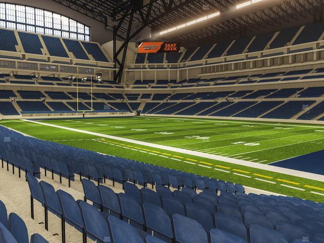 Lucas Oil Stadium - Section 108 Seat View
