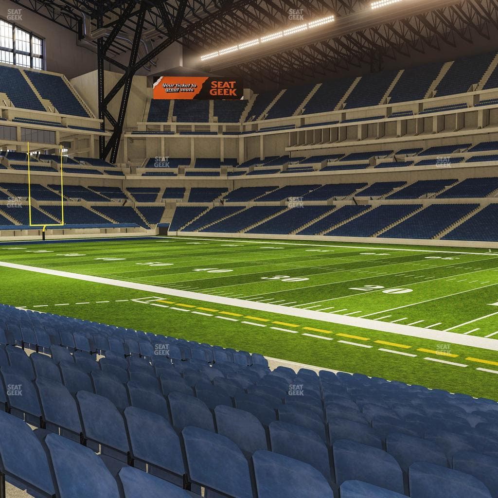 Lucas Oil Stadium - Section 109 Seat View