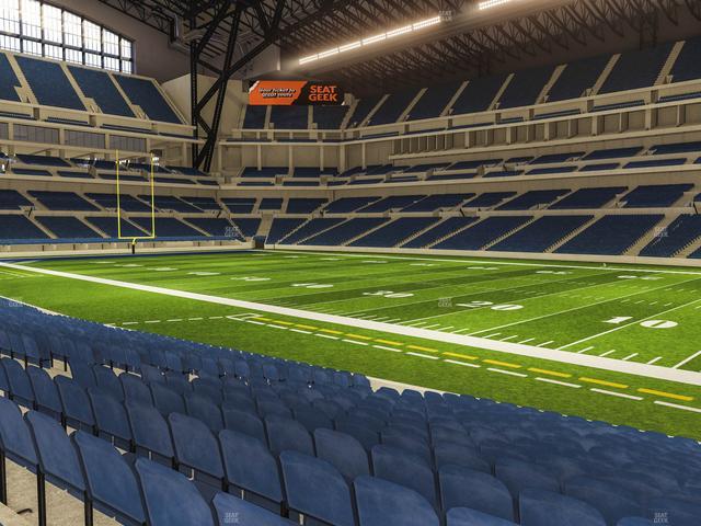 Lucas Oil Stadium - Section 109 Seat View