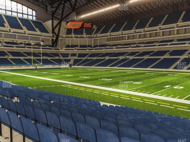 Lucas Oil Stadium - Section 109 Seat View