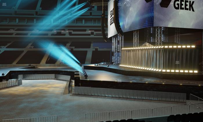 Lucas Oil Stadium - Section 110 Seat View