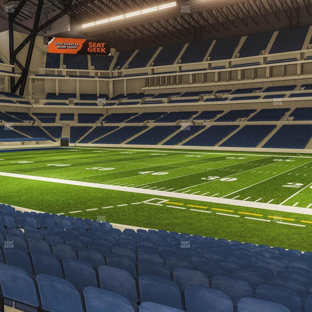 Lucas Oil Stadium - Section 110 Seat View