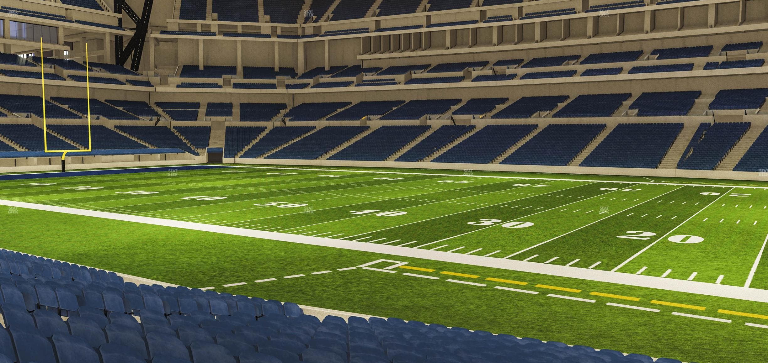 Lucas Oil Stadium - Section 110 Seat View