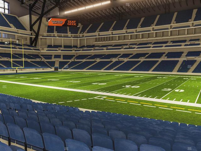 Lucas Oil Stadium - Section 110 Seat View