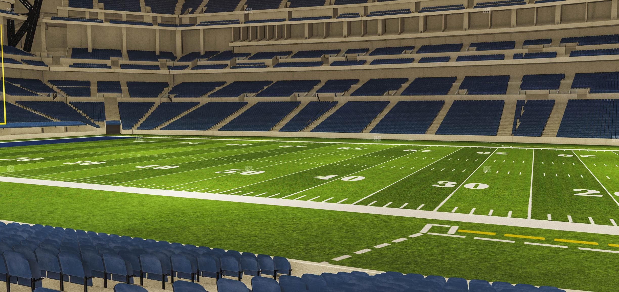 Lucas Oil Stadium - Section 111 Seat View