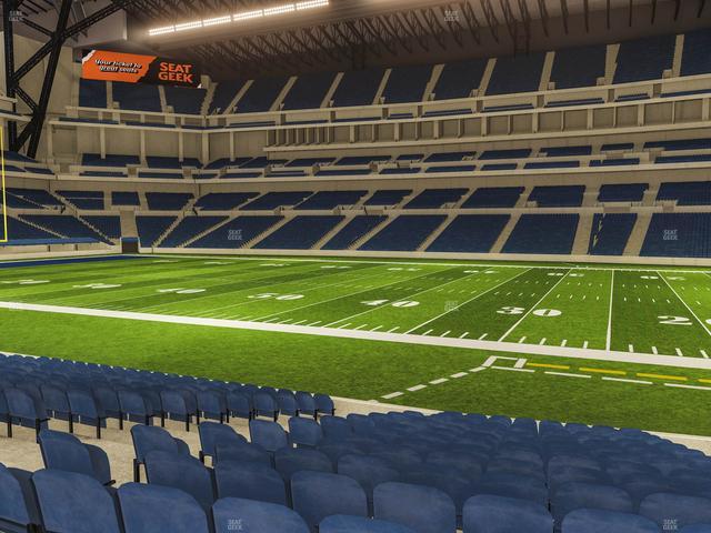 Lucas Oil Stadium - Section 111 Seat View