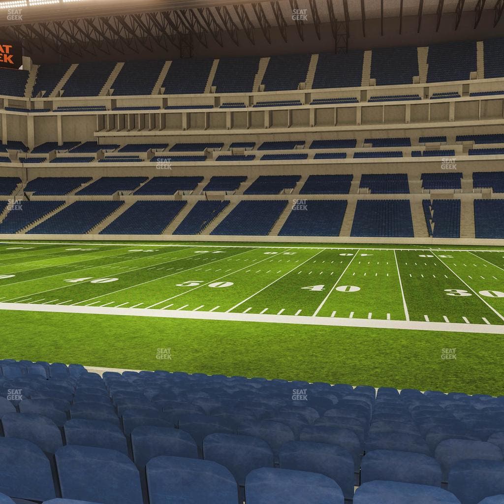 Lucas Oil Stadium - Section 112 Seat View
