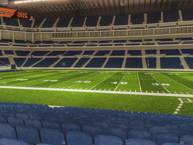 Lucas Oil Stadium - Section 112 Seat View
