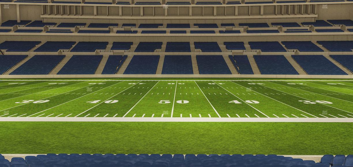Lucas Oil Stadium - Section 113 Seat View