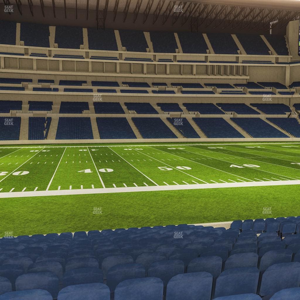 Lucas Oil Stadium - Section 114 Seat View
