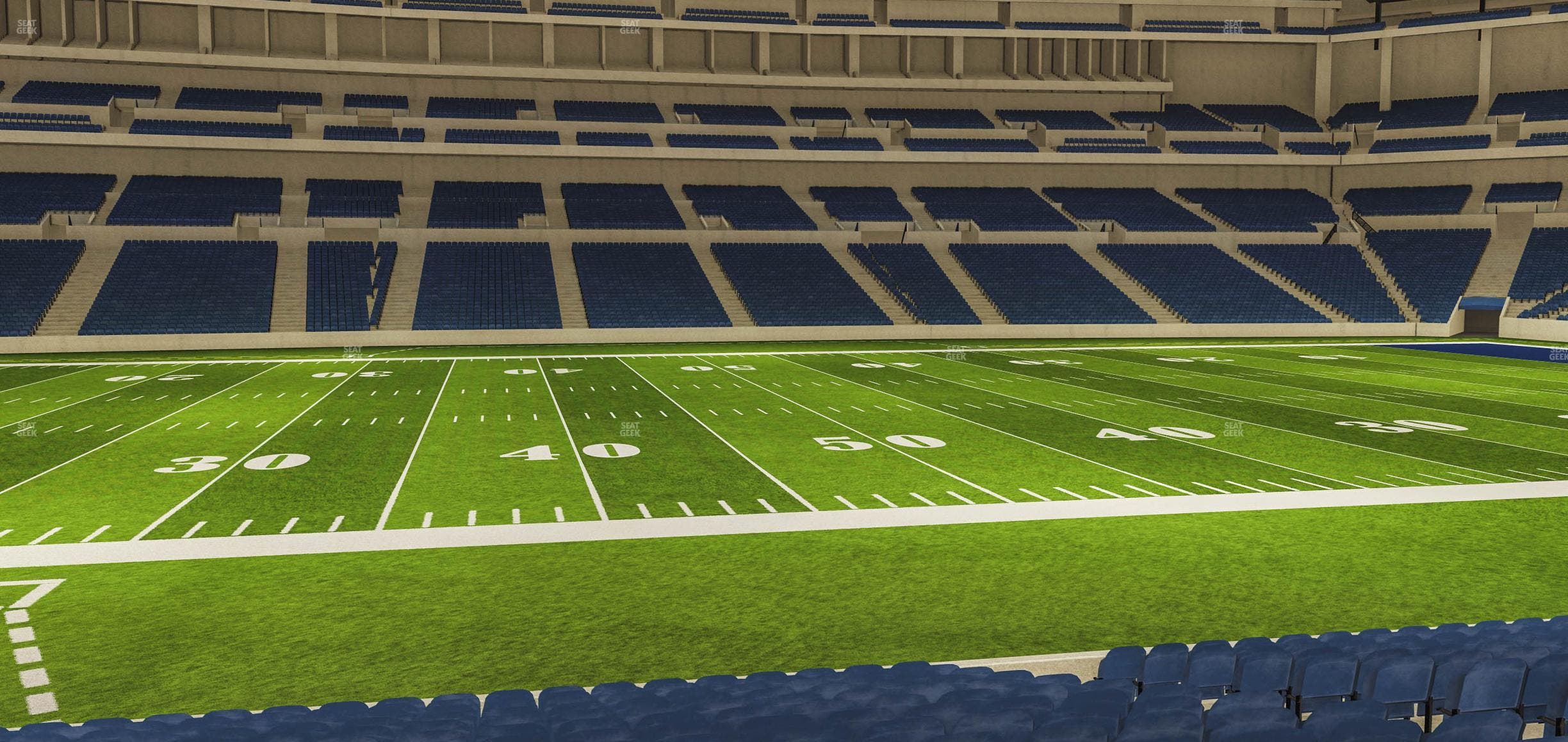 Lucas Oil Stadium - Section 114 Seat View