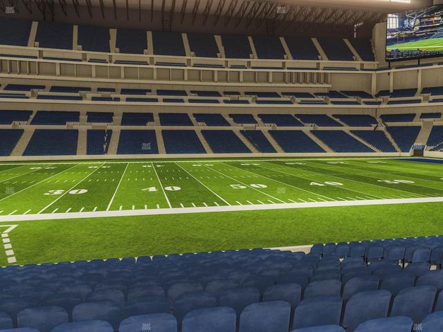 Lucas Oil Stadium - Section 114 Seat View