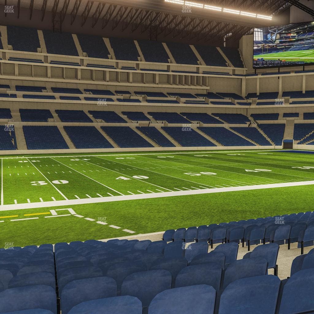 Lucas Oil Stadium - Section 115 Seat View