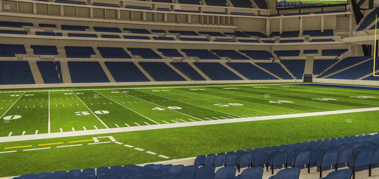 Lucas Oil Stadium - Section 115 Seat View