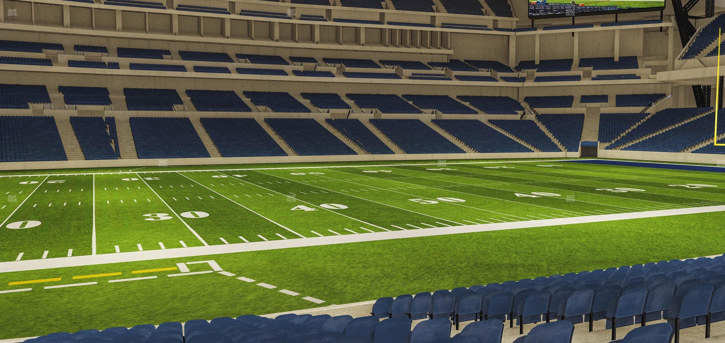 Lucas Oil Stadium - Section 115 Seat View