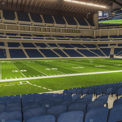 Lucas Oil Stadium - Section 115 Seat View
