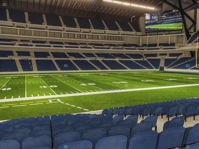 Lucas Oil Stadium - Section 115 Seat View
