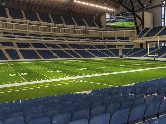 Lucas Oil Stadium - Section 116 Seat View