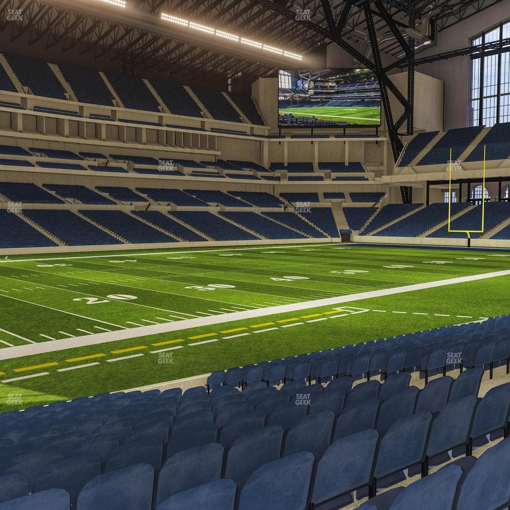 Lucas Oil Stadium - Section 117 Seat View