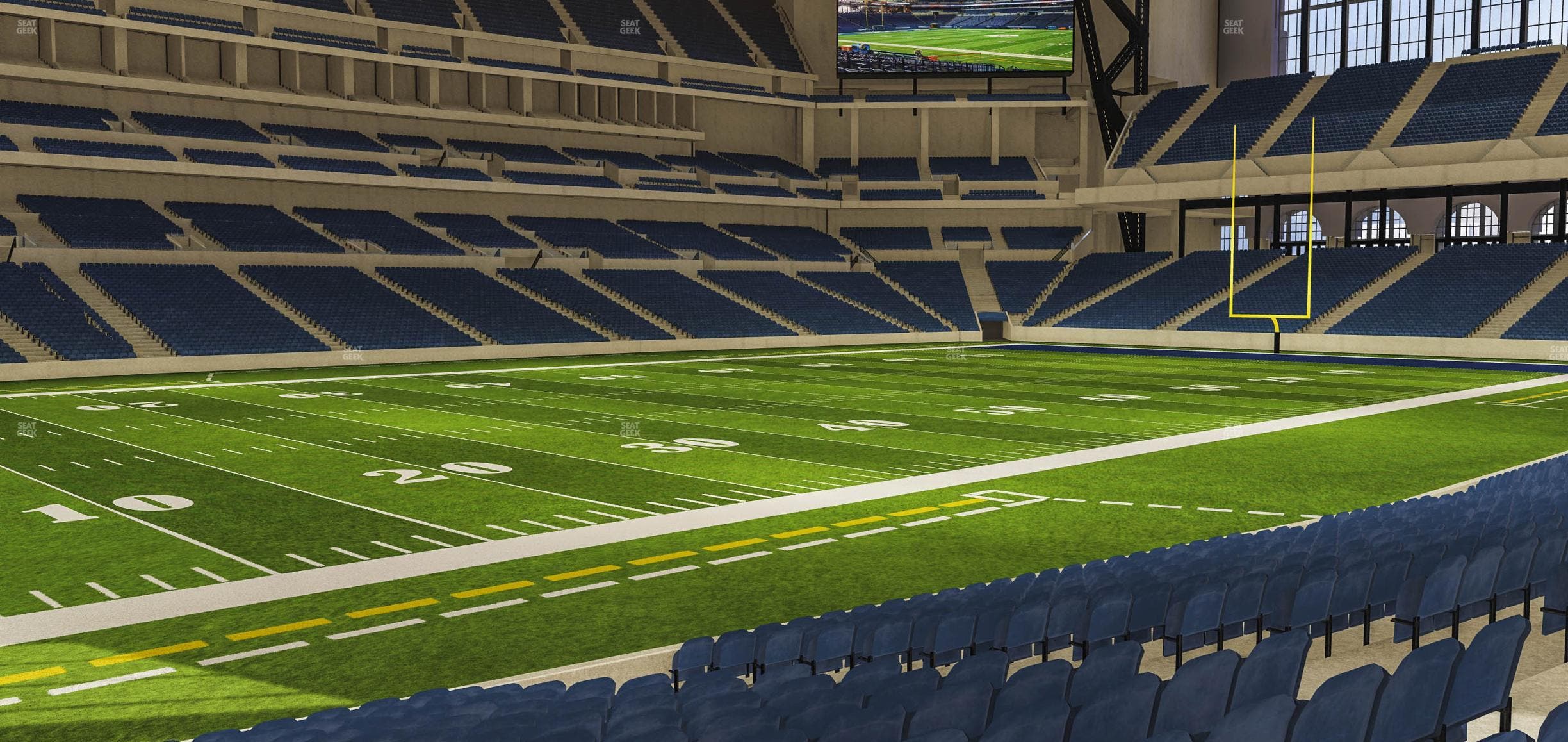 Lucas Oil Stadium - Section 117 Seat View