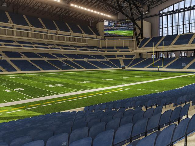 Lucas Oil Stadium - Section 117 Seat View