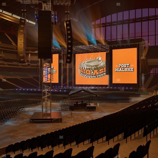 Lucas Oil Stadium - Section 117 Seat View