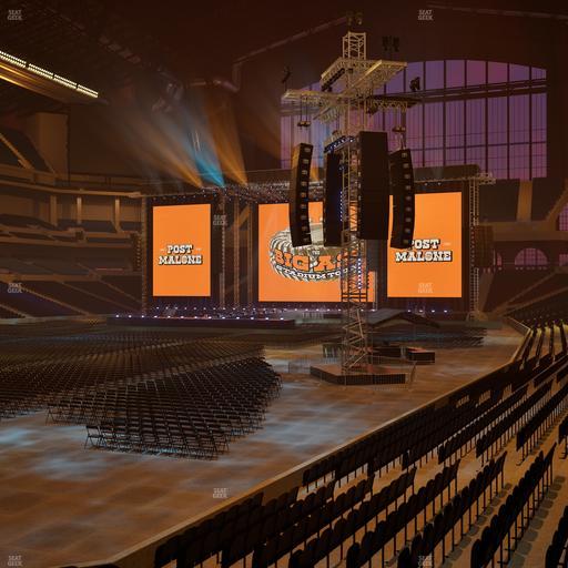 Lucas Oil Stadium - Section 121 Seat View