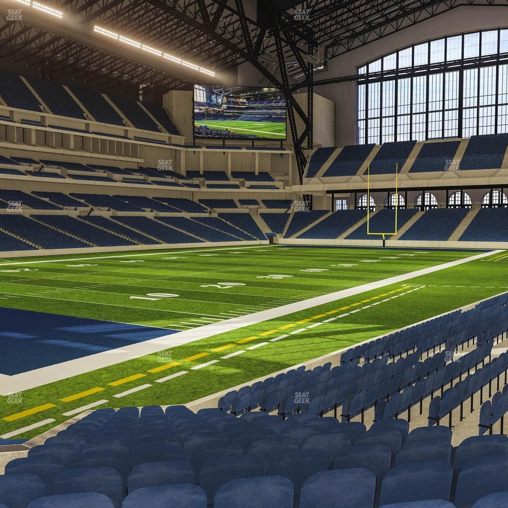 Lucas Oil Stadium - Section 121 Seat View