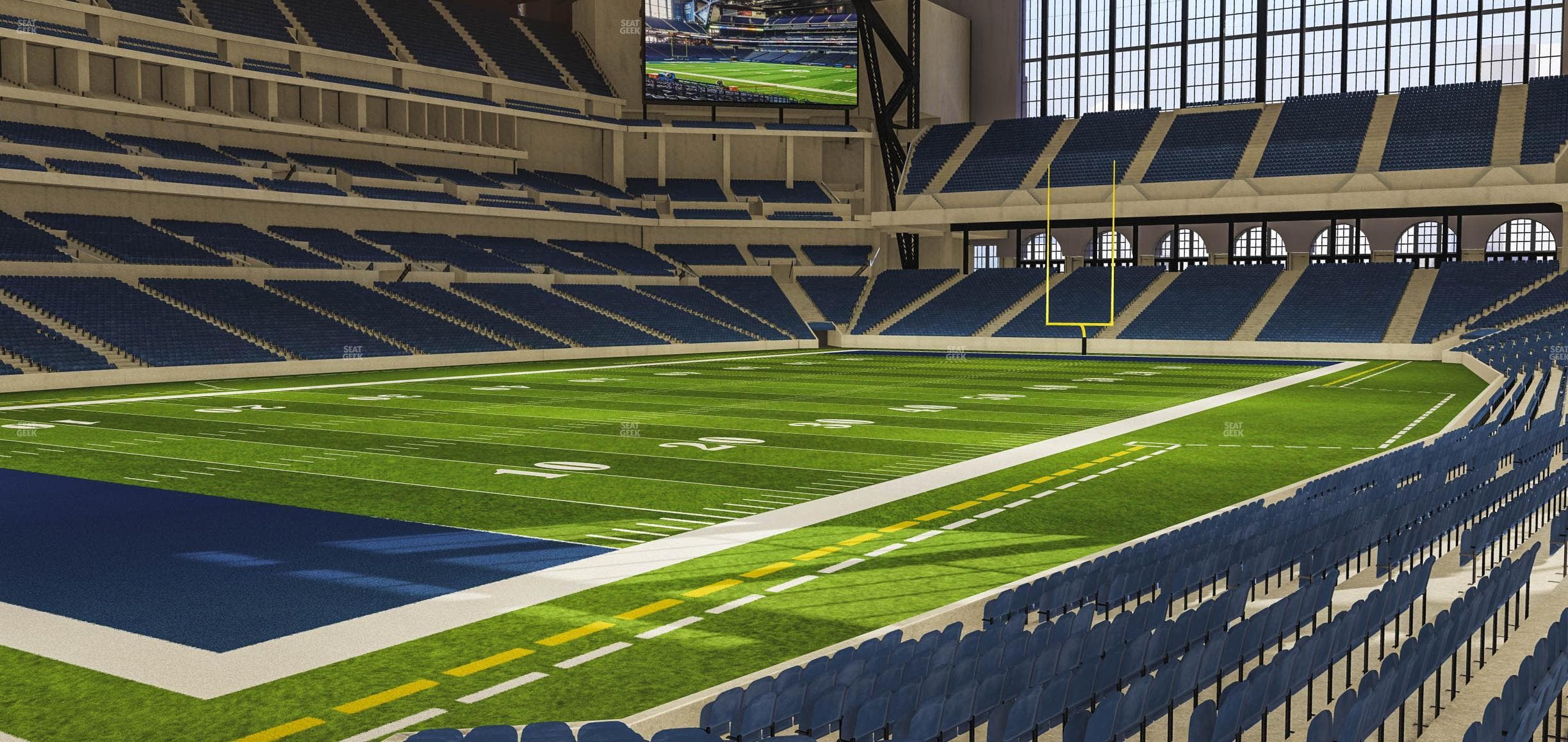 Lucas Oil Stadium - Section 121 Seat View