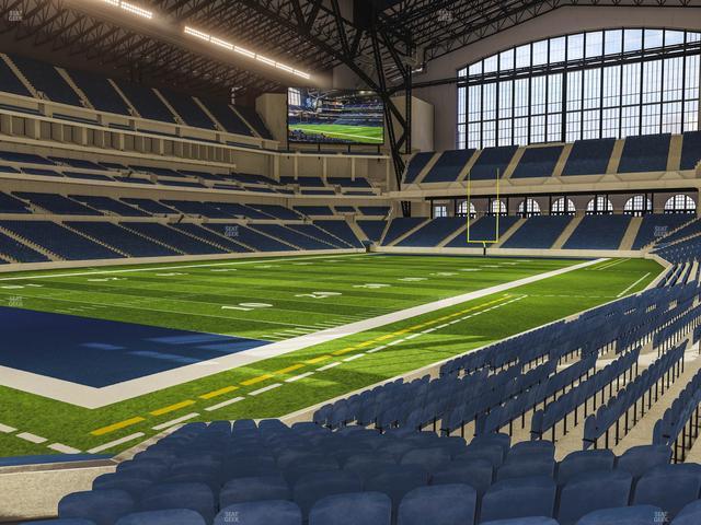 Lucas Oil Stadium - Section 121 Seat View