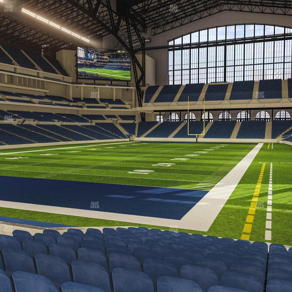 Lucas Oil Stadium - Section 124 Seat View