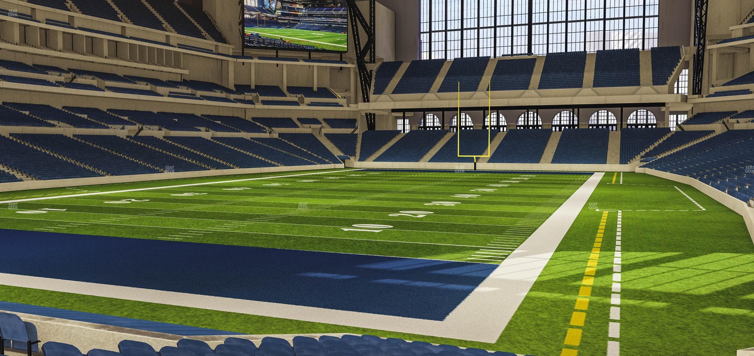 Lucas Oil Stadium - Section 124 Seat View