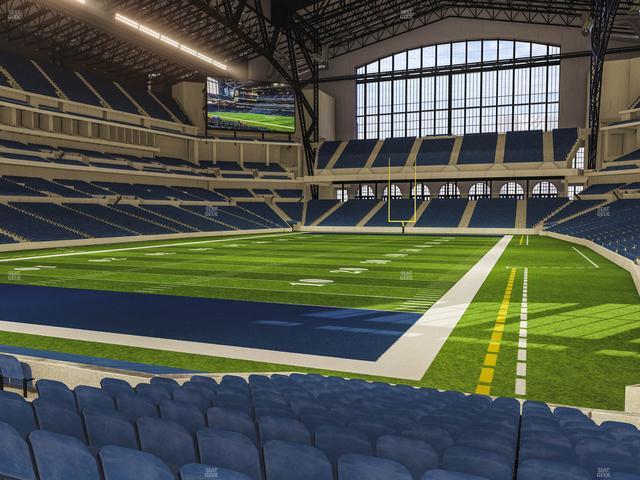 Lucas Oil Stadium - Section 124 Seat View