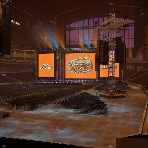 Lucas Oil Stadium - Section 124 Seat View
