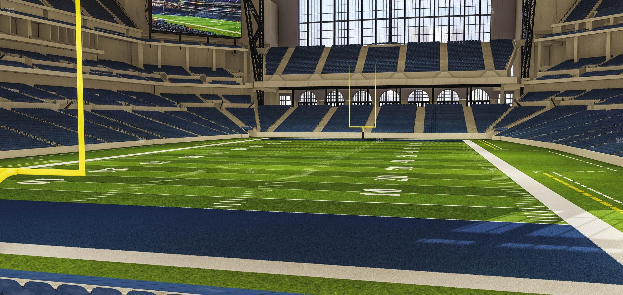 Lucas Oil Stadium - Section 125 Seat View