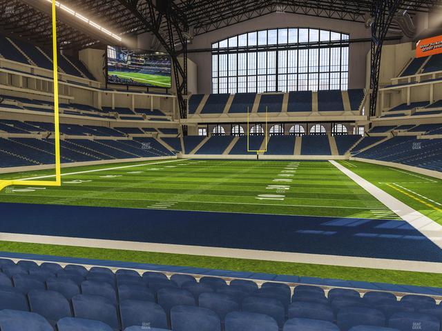 Lucas Oil Stadium - Section 125 Seat View